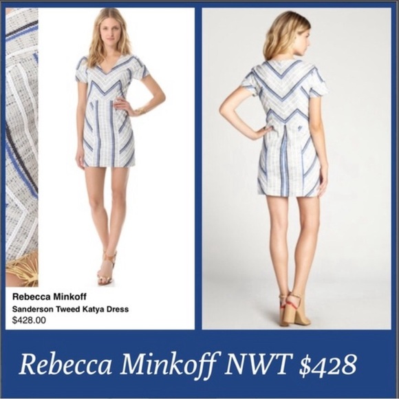⭐️BOGO FREE⭐️ Rebecca Minkoff Sanderson Tweed “Katya” dress - Picture 1 of 16